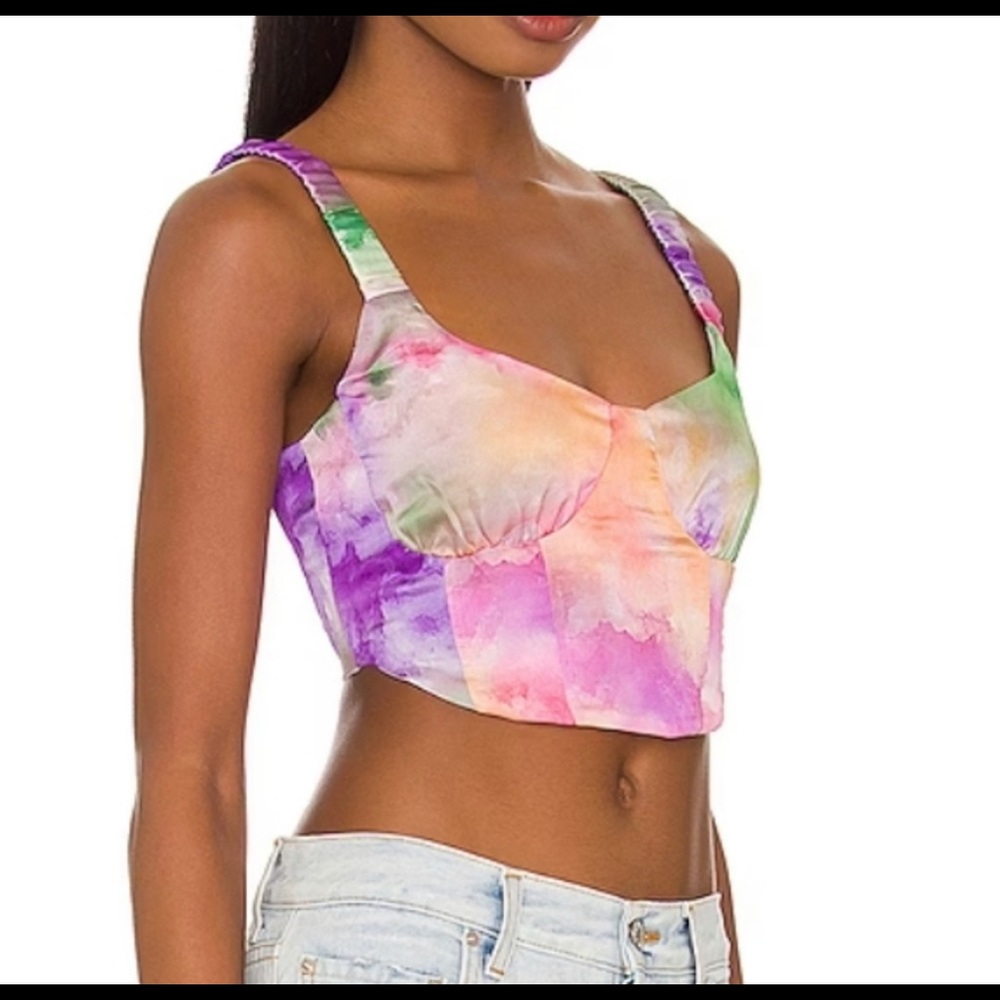Bustier crop top